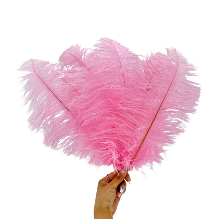 GNW Pink Artificial Feather 35-40Cm - Image 2