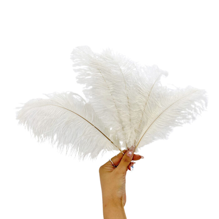 GNW White Artificial Feather 35-40Cm - Image 3