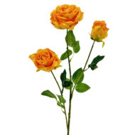 GNW Orange Artificial Garden Rose Silk WX-39
