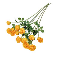 GNW Orange Artificial Garden Rose Silk WX-39 - Image 2
