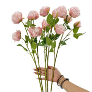 GNW Light Pink Artificial Garden Rose Silk WX-08 - Image 3