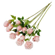 GNW Light Pink Artificial Garden Rose Silk WX-08 - Image 2