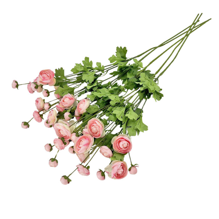 GNW Pink Artificial 8-head Ranunculus WX-30 - Image 2