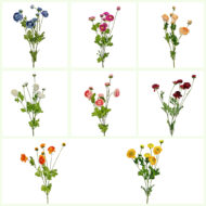GNW Fuchsia Artificial 8-head Ranunculus WX-34 - Image 4