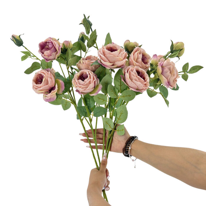 GNW Purple Artificial David Austin Rose Silk WX-74 - Image 3