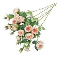 GNW Light Pink Artificial David Austin Rose Silk WX-71 - Image 2