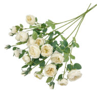 GNW White Artificial David Austin Rose Silk WX-70 - Image 2
