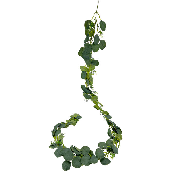 GNW Green Artificial Hanging Eucalyptus Vines LZ-192 - Image 2