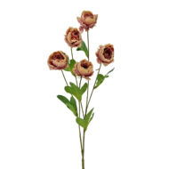 GNW Light Brown Artificial Chinese Rose Peony WX-25