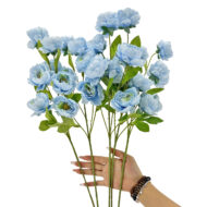 GNW Blue Artificial Chinese Rose Peony WX-23 - Image 3