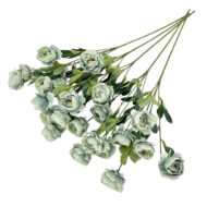 GNW Blue Green Artificial Chinese Rose Peony WX-22 - Image 2