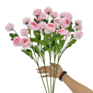 GNW Pink Artificial Chinese Rose Peony WX-20 - Image 3