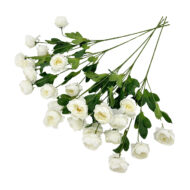 GNW White Artificial Chinese Rose Peony WX-19 - Image 2