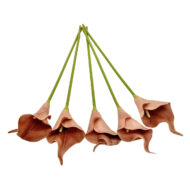 GNW Brown Artificial Calla Lily LZ-251 - Image 2