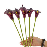 GNW Wine Artificial Calla Lily LZ-179 - Image 3