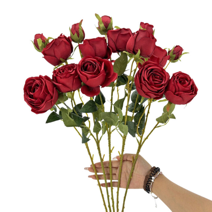 GNW Red Artificial Empress Rose Silk MY-10 - Image 3