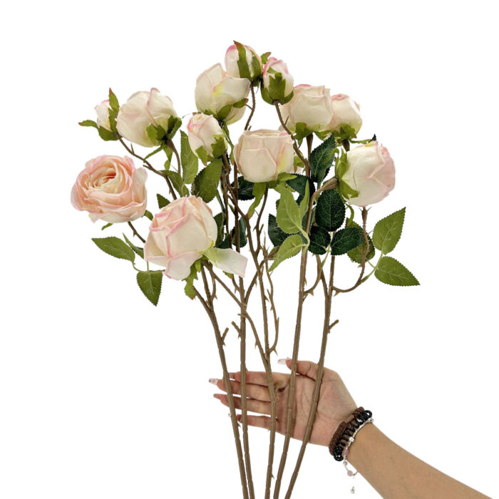 GNW Light Pink Artificial Empress Rose Silk MY-04 - Image 3