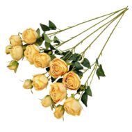 GNW Yellow Artificial Empress Rose Silk MY-07 - Image 2
