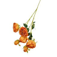 GNW Orange Artificial Empress Rose Silk MY-08 - Image 2