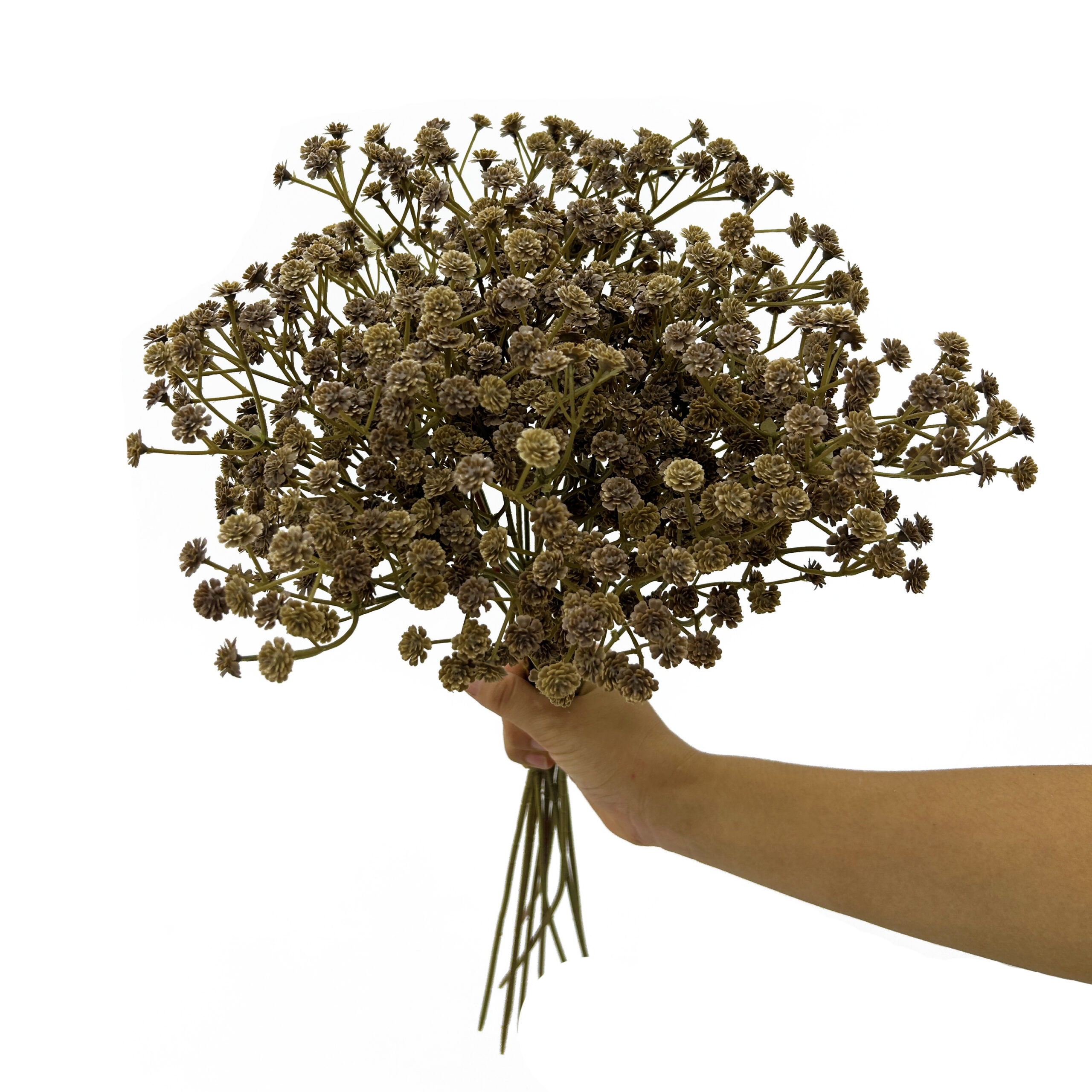P@F~[TF@3U9U645}[O}RBVA GNW Brown Artificial Baby's Breath YZ-23 - Image 1