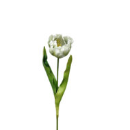 GNW White Artificial Tulips Silk GJY-01 - Image 3