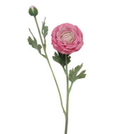 GNW Light Orange Artificial 2-head Ranunculus Real Touch QH-121 - Image 3
