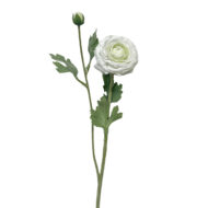 GNW Light Orange Artificial 2-head Ranunculus Real Touch QH-121 - Image 7