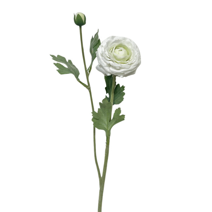 GNW Light Orange Artificial 2-head Ranunculus Real Touch QH-121 - Image 7
