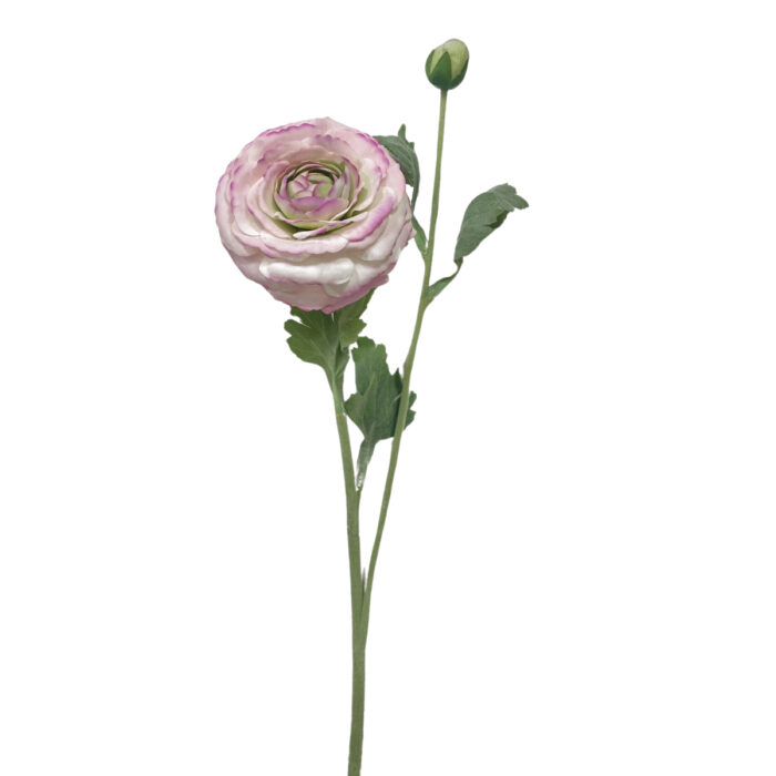GNW Light Orange Artificial 2-head Ranunculus Real Touch QH-121 - Image 5
