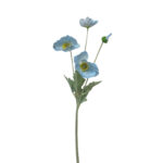 GNW Blue Artificial Poppy Real Touch GYX-43