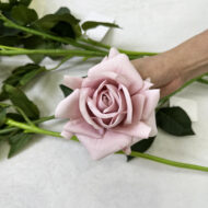 GNW Coral Artificial Single Rose Real Touch GJY-05 - Image 2