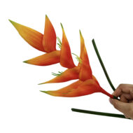 GNW Orange Artificial Bird Of Paradise Heliconia Flower HD-20 - Image 2