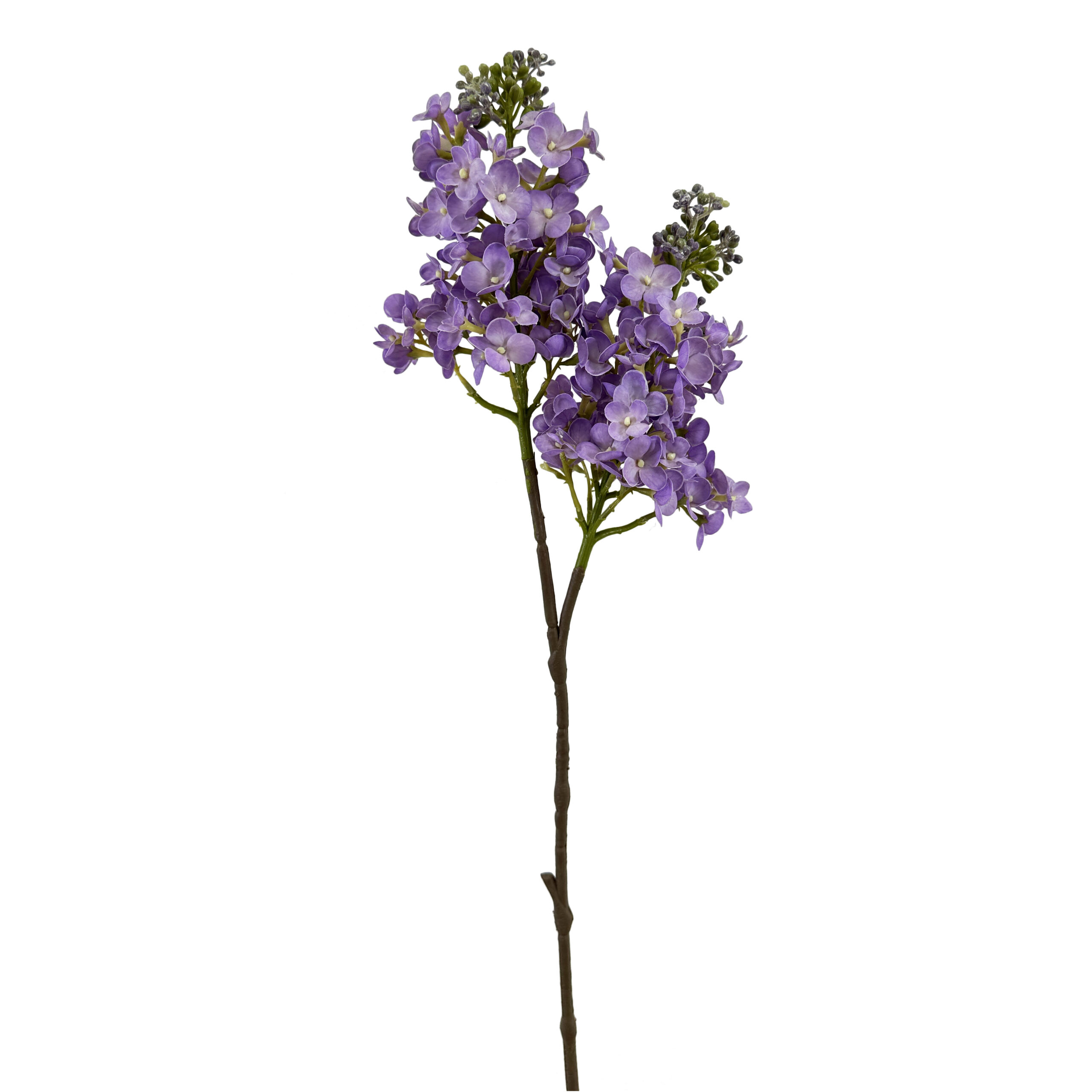 17 GNW Purple Artificial 2-head Hydrangea Real Touch GYX-86 - Image 1