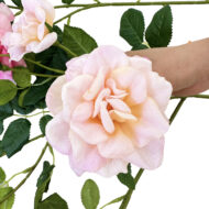 GNW Light Pink Artificial Chinese Rose Real Touch QH-130 - Image 2
