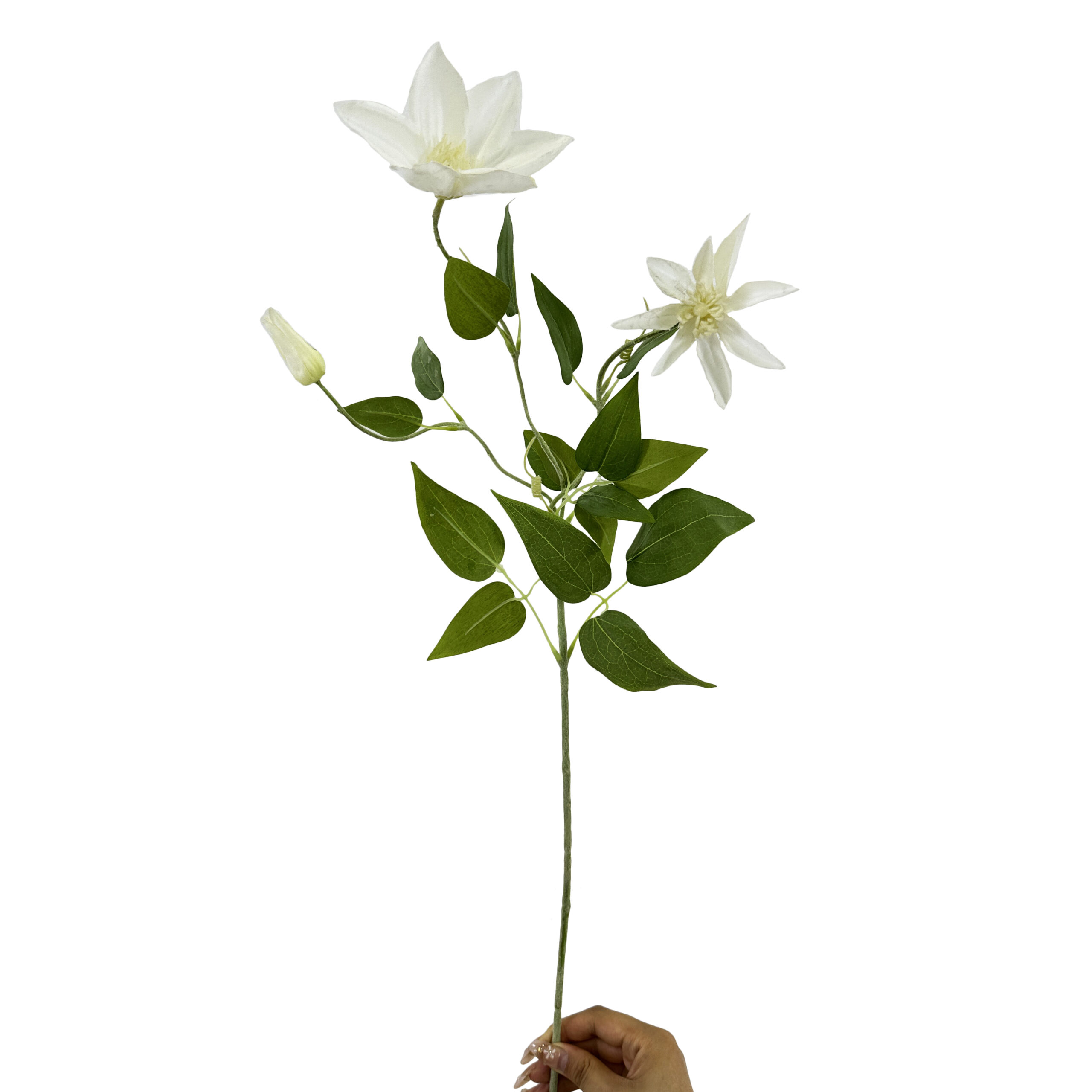 22 GNW White Artificial Clematis Lotus GYX-97 - Image 1