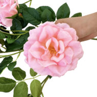 GNW Pink Artificial Chinese Rose Real Touch QH-131 - Image 2