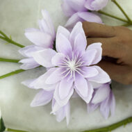 GNW Purple Artificial 10-head Lily HD-10 - Image 2