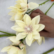 GNW Yellow Artificial 10-head Lily HD-09 - Image 2