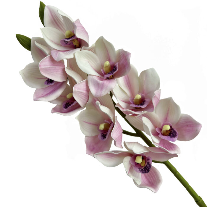 GNW Pink Artificial 8-head Cymbidium Hybrid‌ HD-13 - Image 2