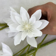 GNW White Artificial 10-head Lily HD-07 - Image 2