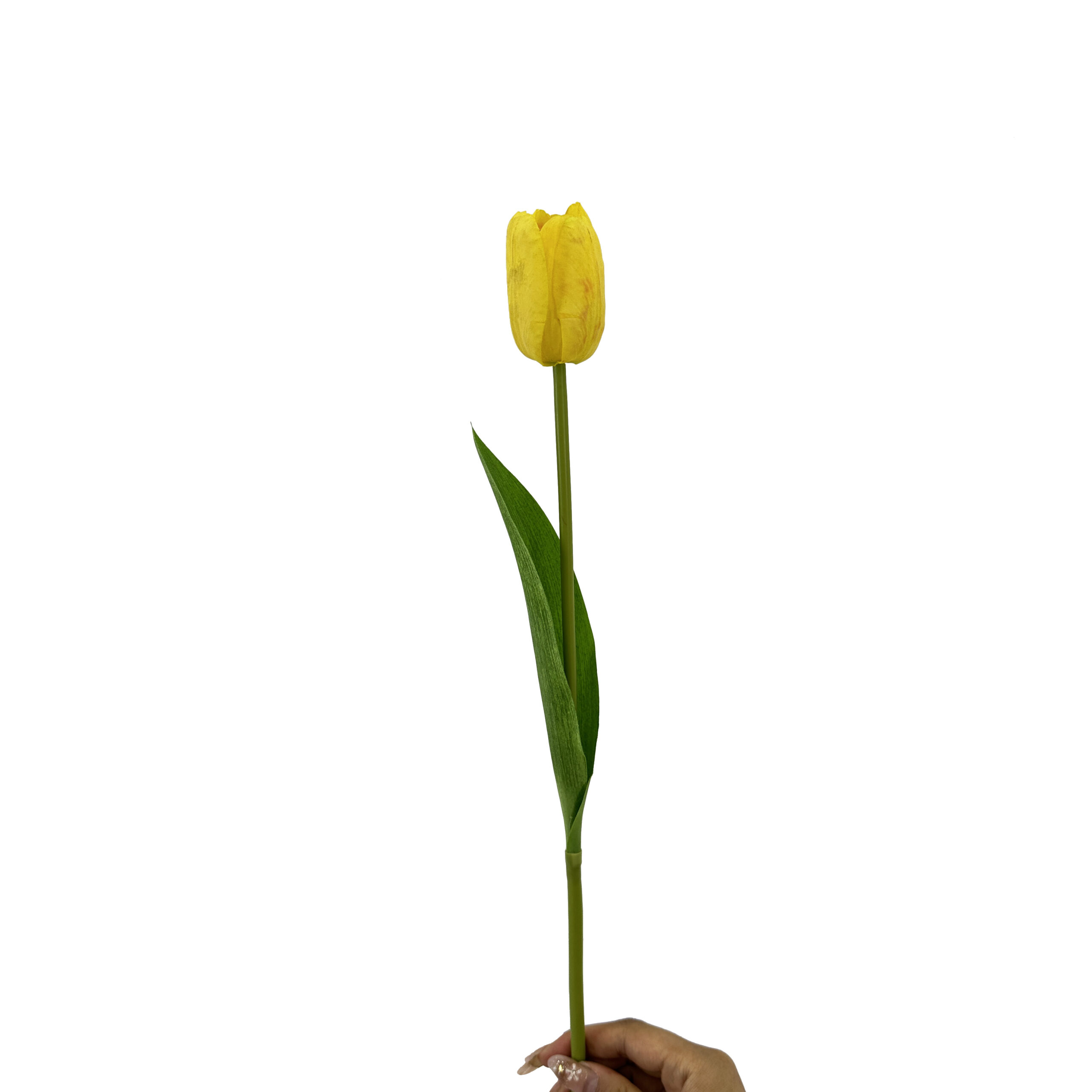 30 GNW Yellow Artificial Tulips Real Touch YB-06 - Image 1