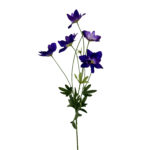 GNW Dark Purple Artificial Clematis Lotus HD-04