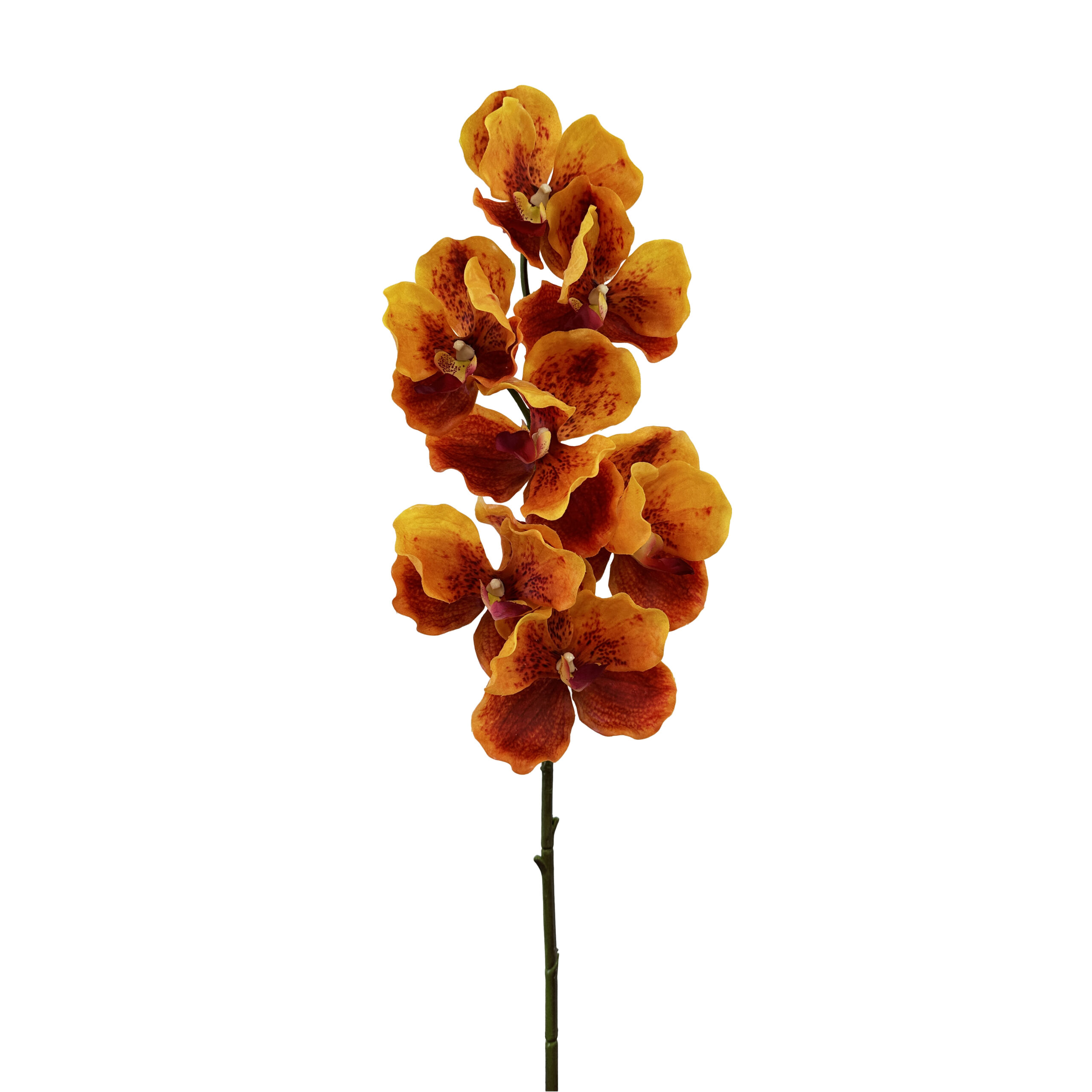 39 GNW Orange Artificial Orchids Real Touch XS-40 - Image 1