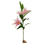 GNW Pink Artificial 4-head Lily HD-22