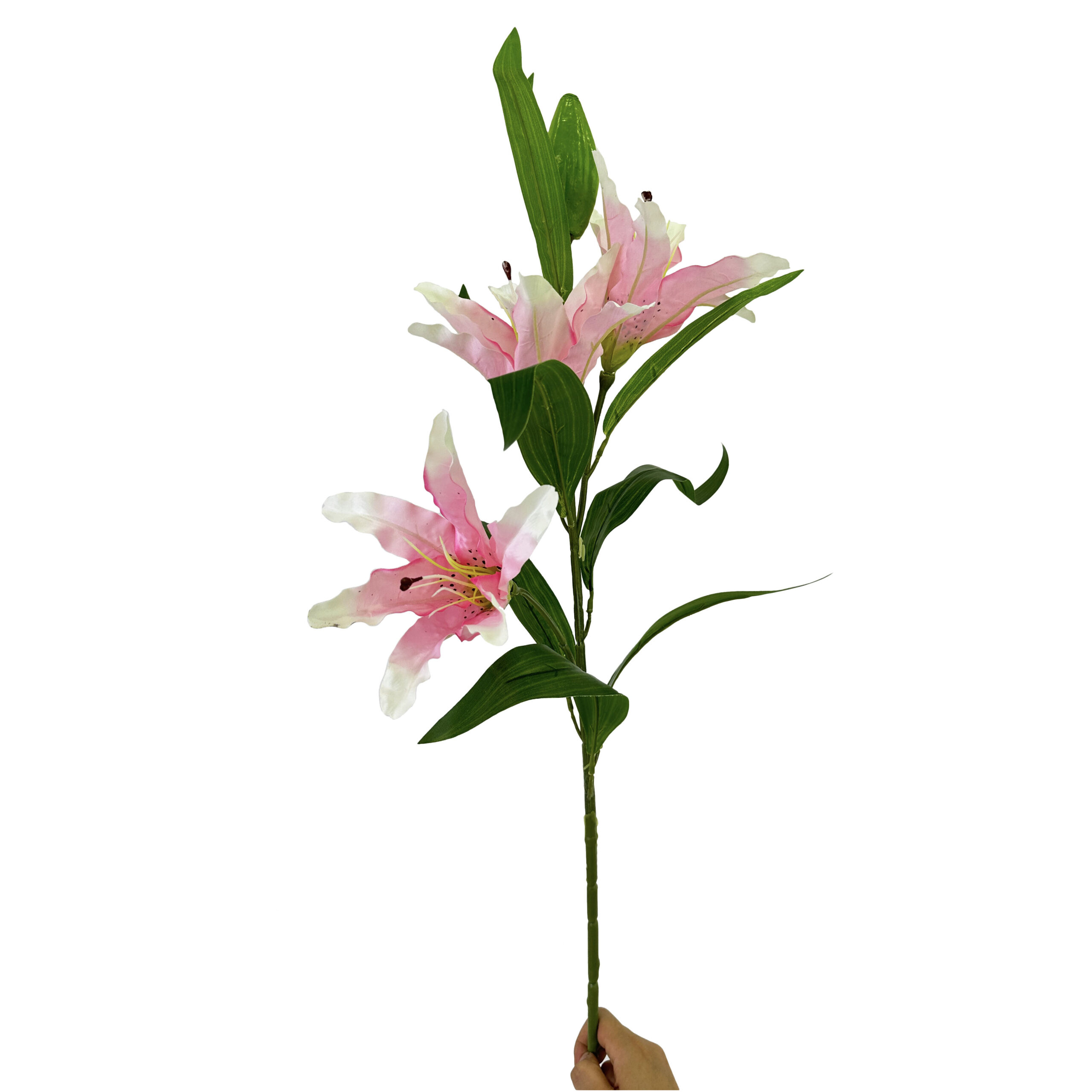 40 GNW Pink Artificial 4-head Lily HD-22 - Image 1