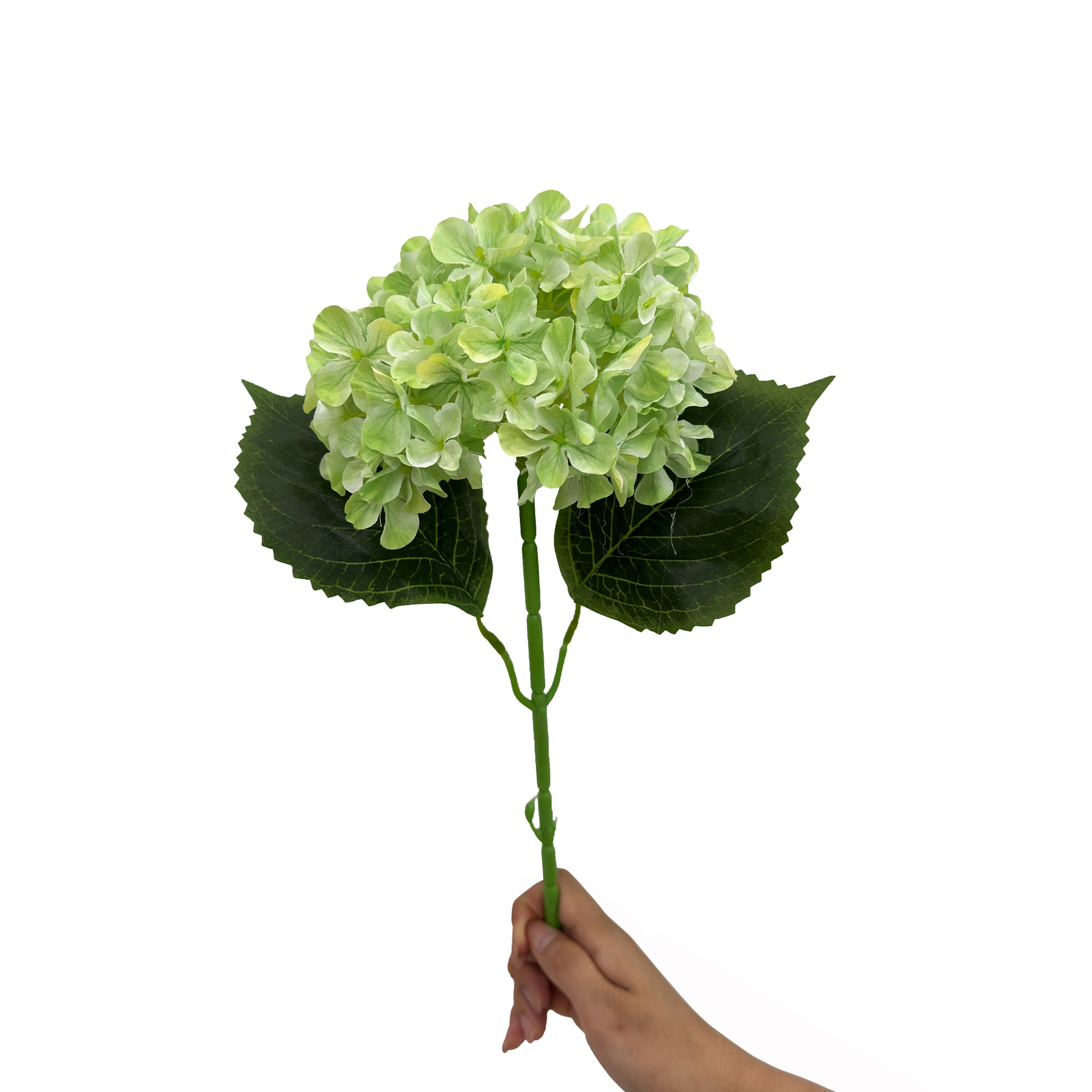 40dafd5887f6d6a3e7e9e37d6109f586 GNW Green Artificial Hydrangea LRR-571 - Image 1