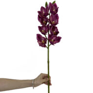 GNW Fuchsia Artificial 8-head Cymbidium Hybrid‌ HD-15