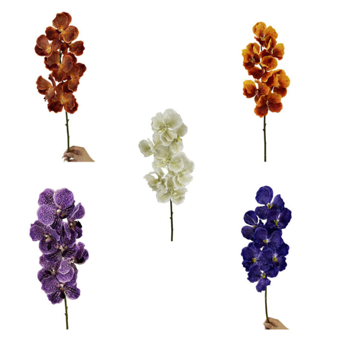 GNW Dark Blue Artificial Orchids Real Touch XS-39 - Image 3