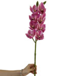 GNW Dark Pink Artificial 8-head Cymbidium Hybrid‌ HD-14
