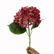 GNW Red Artificial Hydrangea  LRR-570